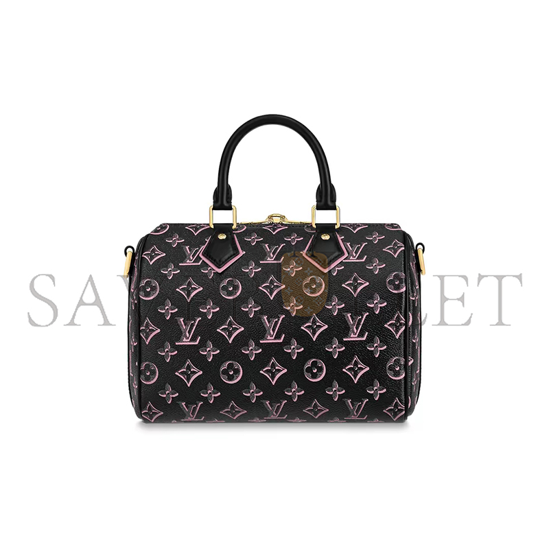l**is V*t*n speedy bandouliÈre 25 monogram canvas black m20852 (25*19*15cm)